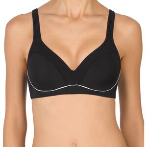 Wireless Seamless Black Comfort Bra